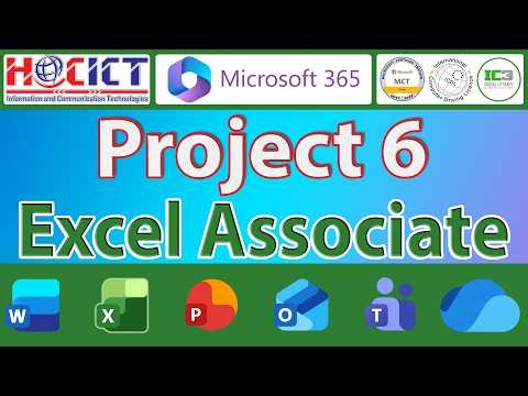 MOS Excel 365 Apps (MO-210) |HOCICT Project – How to Get 1000/1000 (2026 Full Strategy Guide)