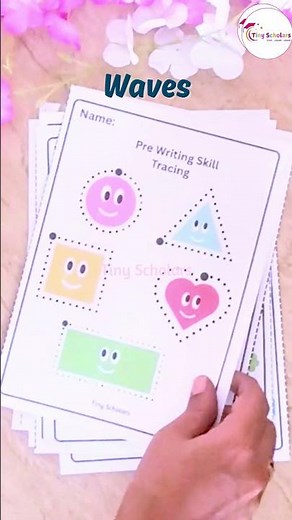 Preschool Tracing Practice | Strokes to Basic Shapes ✨