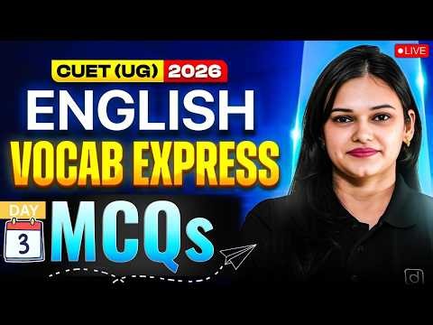 CUET 2026 | English Vocab Express | Drishti CUET | Kusum Ma'am