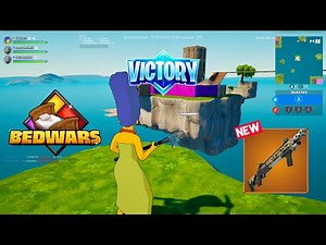 Fortnite Bedwars Gameplay PS5