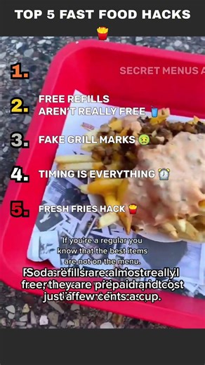 TOP 5 FAST FOOD HACKS! 🤓☺️🤫