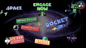 Interstellar Cosmo Titles for DaVinci Resolve
