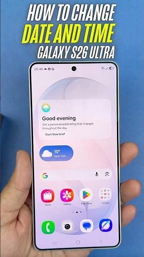 ⚡️ Fix Incorrect Time and Date on Samsung S26 Series! ⏱️❌
