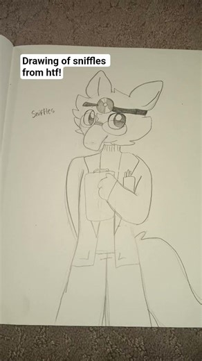 drawing of sniffles from htf! #art#happytreefriends