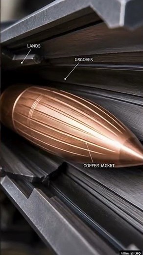 Why Bullets Spin While Flying.. #defense #facts #militarytechnology #space #aesa