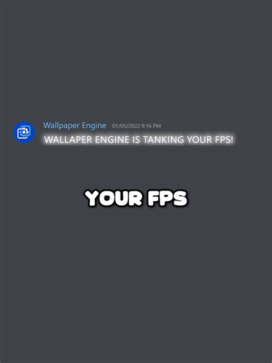 Wallpaper Engine is TANKING Your FPS!! #fyp #gaming #valorant #cs2 #optimization #hypertune