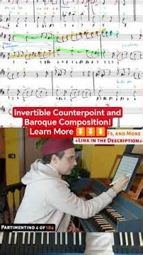 Invertible Counterpoint and Baroque Composition! #baroque #piano #musictheory #shorts