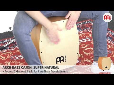 MEINL Percussion - Arch Bass Cajon, Super Natural