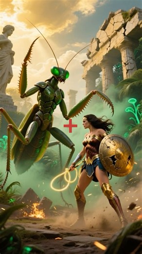(Wonder Woman 🛡️ + 🦗 Mantis) VS (Gamora 💚 + 🦀 Crab)