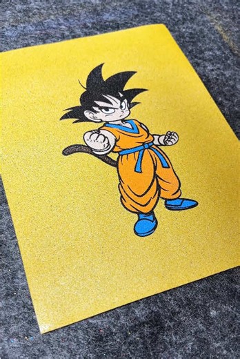 ドラゴンボールの手作り癒し系塗り絵
