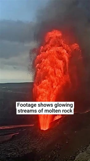 Hawaii's Kilauea volcano spews fountain of lava taller than Eiffel Tower