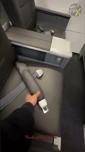 Why Do Some Aircraft Seatbelts Have Airbags? #shorts