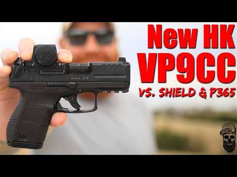 Is The New HK Micro Compact Worth The Money? VP9CC First Shots vs. S&W Shield Plus & Sig P365