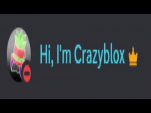 Hi, I'm Crazyblox