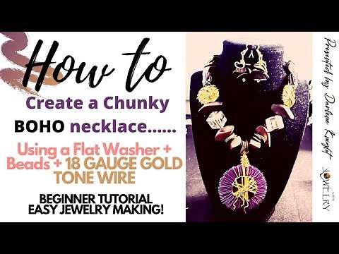 How to Make a Chunky Statement Necklace: Beginner Tutorial - Easy Jewelry Making