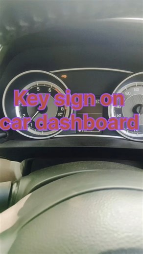 Key sign on Dzire car dashboard 🔑🔑🔑🔑