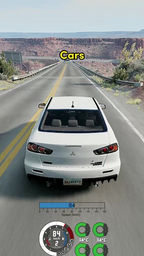 Brake Test #beamng #beamngdrive #beamngcrashdrive #fyp #viral #brakes