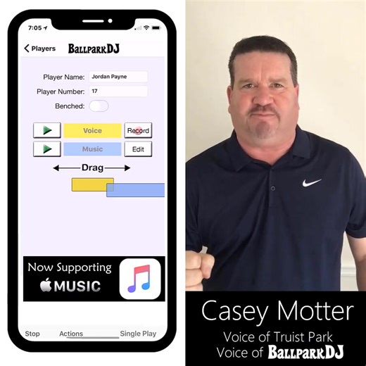 Every team needs this app on game day! ⭐⭐⭐⭐⭐ “I have been using this app for 2 years now for travel baseball. Recently, I ordered the professional walk-up intros and I was not disappointed. The quality is unquestionable and it’s great that it comes from a MLB stadium announcer.” - App Store Review Bring Major League Excitement To Your Kids Game With The Click Of A Button. | Ballpark DJ | Facebook