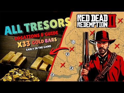 The 33 gold bars RDR2 | All hidden Tresors in RDR 2