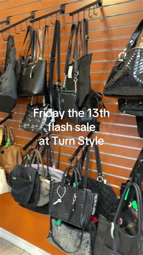 Kick off your Friday the 13th weekend at a FLASH SALE at Turn Style, 3/13-315! Applies to all locations 👚🛋️⭐️ See you at Turn Style Scottsdale Monday - Saturday 10am-7pm Sunday 12pm-6pm 11201 N Scottsdale Rd Scottsdale, AZ 85254 #consignment #secondhand #arizona #fridaythe13 #shopping