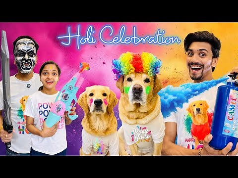 Holi Celebration With Family | Leo Ne Bhang Pili | Anant Rastogi