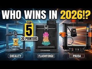 🔥 Top 5 Best 3D PRINTERS [2026] ✅ High Precision / Fast Printing / Beginner to Pro