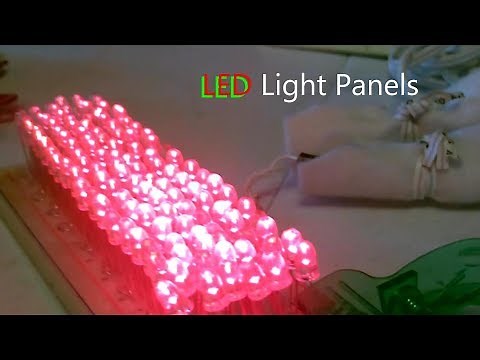 Heal With Light! - DIY Cold Laser Therapy (LLLT) 660nm Red Light - LED Healing Panels! Ez DIY ($25)