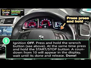 Service reset on Citroen DS5