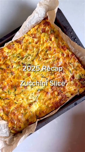 86K views · 3.8K reactions | 2025 RECAP ~ ZUCCHINI SLICE ~...