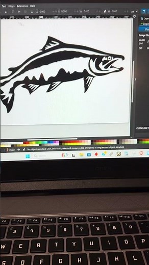 Inkscape error- cant see imported image -how to fix