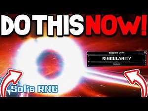 SOLS RNG UPDATE (Codes, Singularity Biome, New Auras, Singularity Catalyst) Roblox