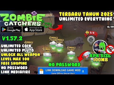 Zombie Catchers Mod Apk V1.57.2 Terbaru 2025 - Unlimited Coin & Max Level