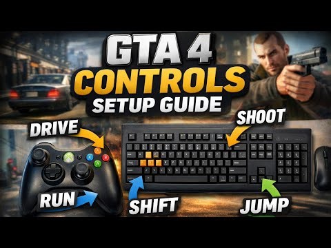 GTA 4 Old Keyboard Controls Full Explained | Controller Setup Guide