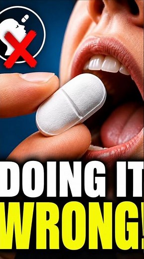 Stop Tilting Your Head Back to Swallow Pills! (PART 1)🛑