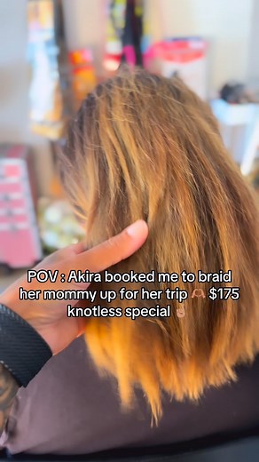 She didn’t book for color so i had to run out and grab some for my girl right quick lol she was coo with chillin watching Sistas 🤞🏽😭😭 gotta make it happen for my clients 🩷🤏🏼 #reels #braider | Maee Rozayy