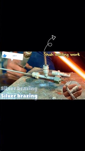 Silver Brazing Car AC Coil & Line | Workshop Repair #hvac #welding #viralshorts #youtubeshorts#hvac