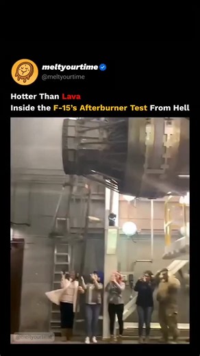 meltyourtime on Instagram: "The heart of the F-15 Eagle—the F100 engine—must survive brutal ground testing before it ever takes to the sky. Inside a specially built test cell, engineers recreate the harshest flight conditions imaginable: hurricane-force airflow, extreme heat, and violent vibration. This is where the engine proves it can be trusted with a pilot’s life. Extreme by the numbers: Exhaust temperature: over 1,600°C (2,900°F) Airflow through the engine: 1,000+ km/h Thousands of sensors 