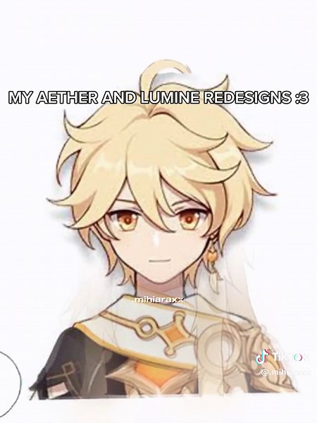 Aether and Lumine Redesigns for Genshin Impact | Quest for Sibling Information
