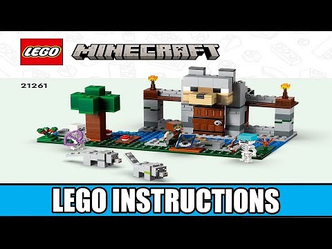 LEGO Instructions - Minecraft - 21261 - The Wolf Stronghold - Minifig-scale