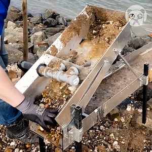 2.6M views · 21K reactions | Prospecting gold in the Rhine using traditional method | Crafty Panda | Facebook