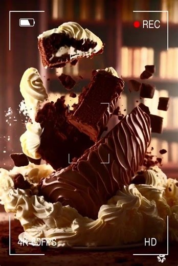 Exploding cake, #satisfyingvideo