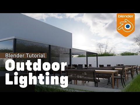 Blender Tutorial: How to setup a quick and realistic outdoor lighting (correctly).