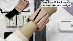 Custom Wearable Weighted Bangle 1LB 2LB 3LB 4LB Silicone Adjustable Weight Lifting Fitness Gym HomeWrist and Ankle Weights