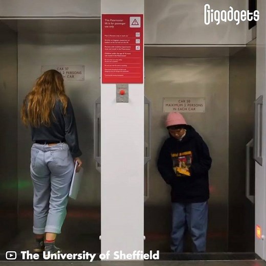 157K views · 2.1K reactions | Europe’s “Elevator of Death” is a door-less elevator that never stops moving. | GIGadgets | Facebook