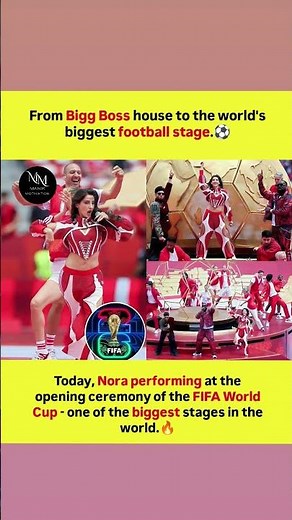 Nora Fatehi Creates History at FIFA World Cup 2026 Opening Ceremony 🔥