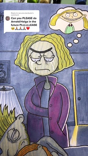 Hey Arnold Drawing: Arnold and Helga Art in the Future