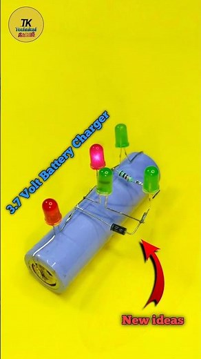 ⚡3.7V Lithium Ion Battery Charger Full Setup & Testing 🔋 #diy