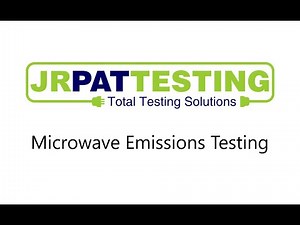 JR PAT Testing Microwave Emissions Test Tutorial