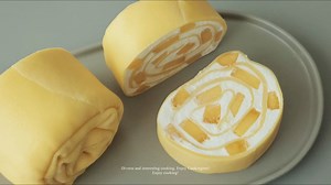 Mango Crepe Roll Cake Recipe - Cooking Tree