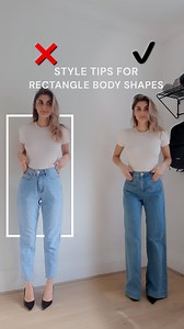 1.4M views · 13 reactions | Tips for rectangle body shapes ❌✔️ let me know which body shape to do next!⁠ •⁠ #fashiontips #fashionhacks #styletips #stylehacks #fashionhelp #wardrobetips #creativescloset #basiclooks #shirtstyle #bodyshape #bodyshapes | Fashion Influx | Facebook